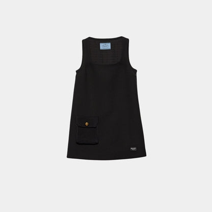 Natté Straight Minidress
