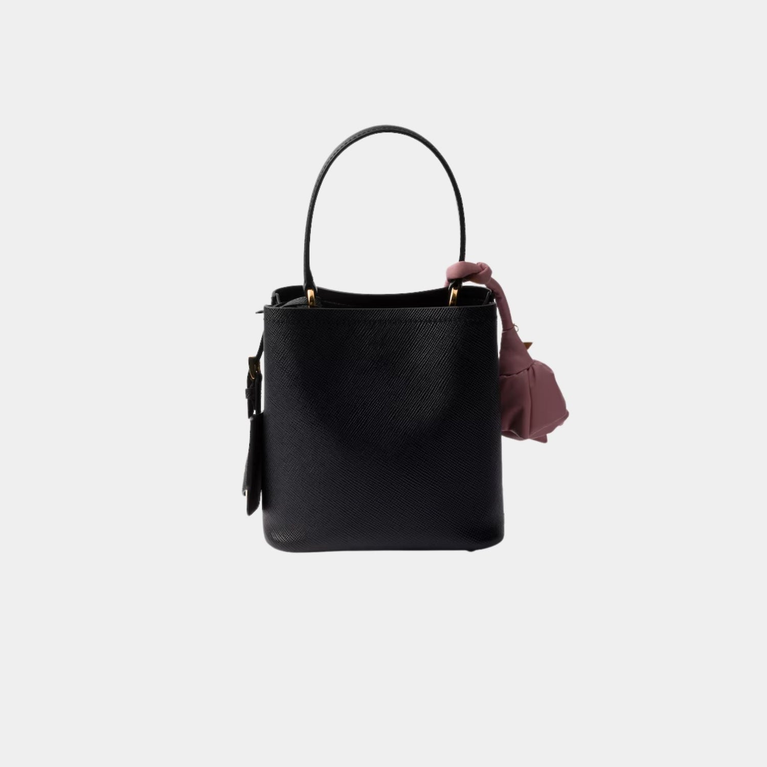 Panier Saffiano Leather Mini Bag With Nappa Leather Flowers
