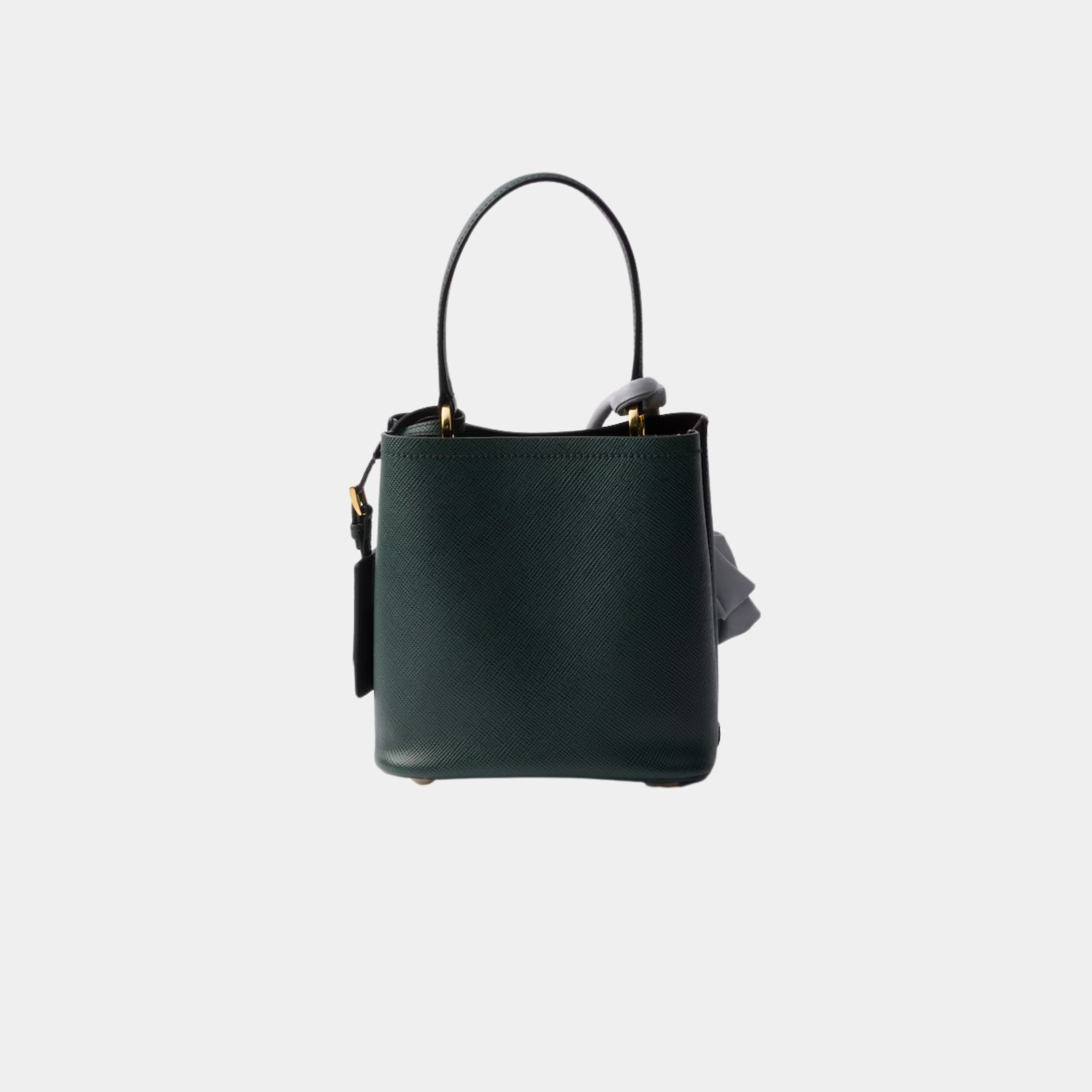Panier Saffiano Leather Mini Bag With Nappa Leather Flowers