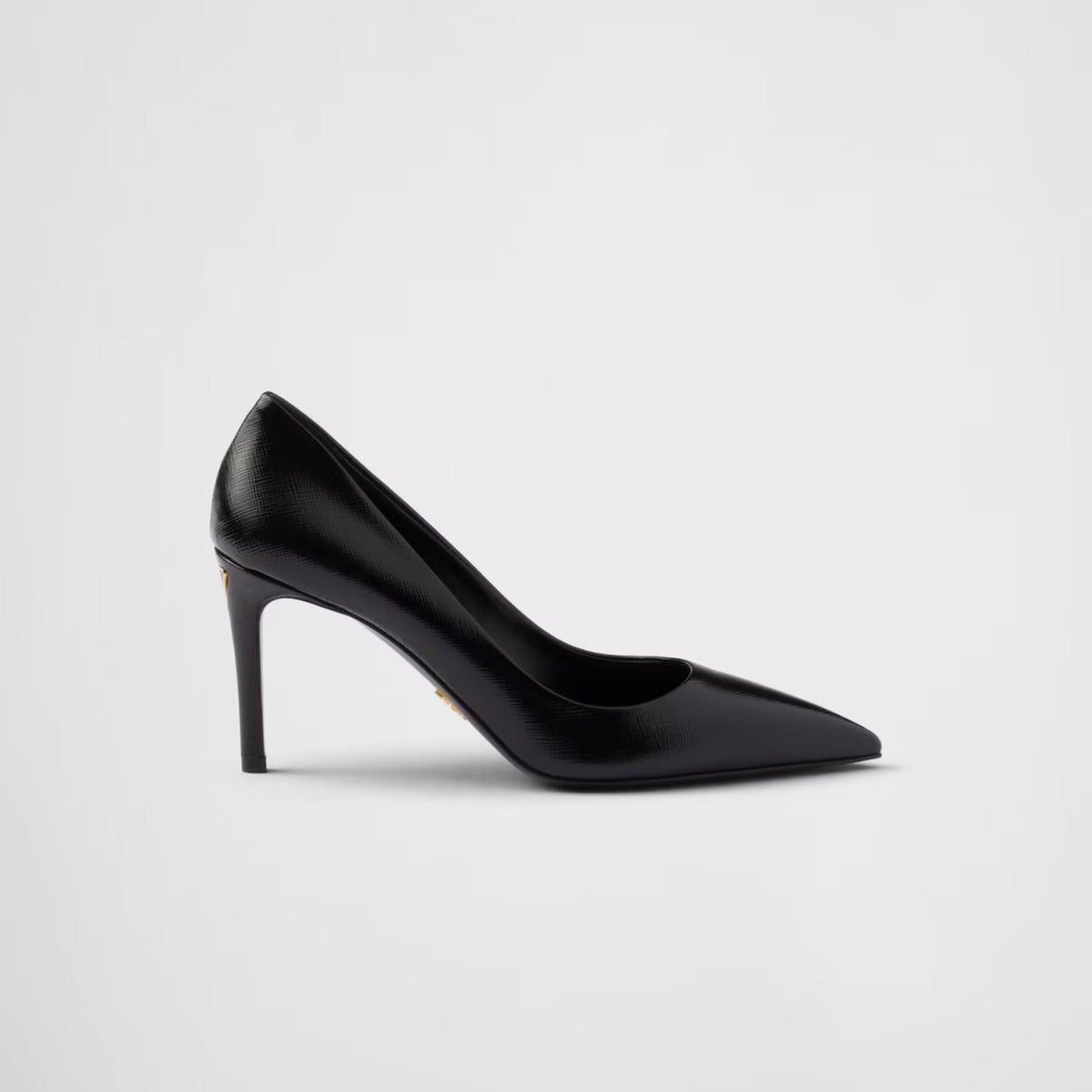 Patent Saffiano Leather Pumps