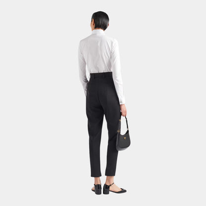 Poplin Shirt with Jewel Buttons