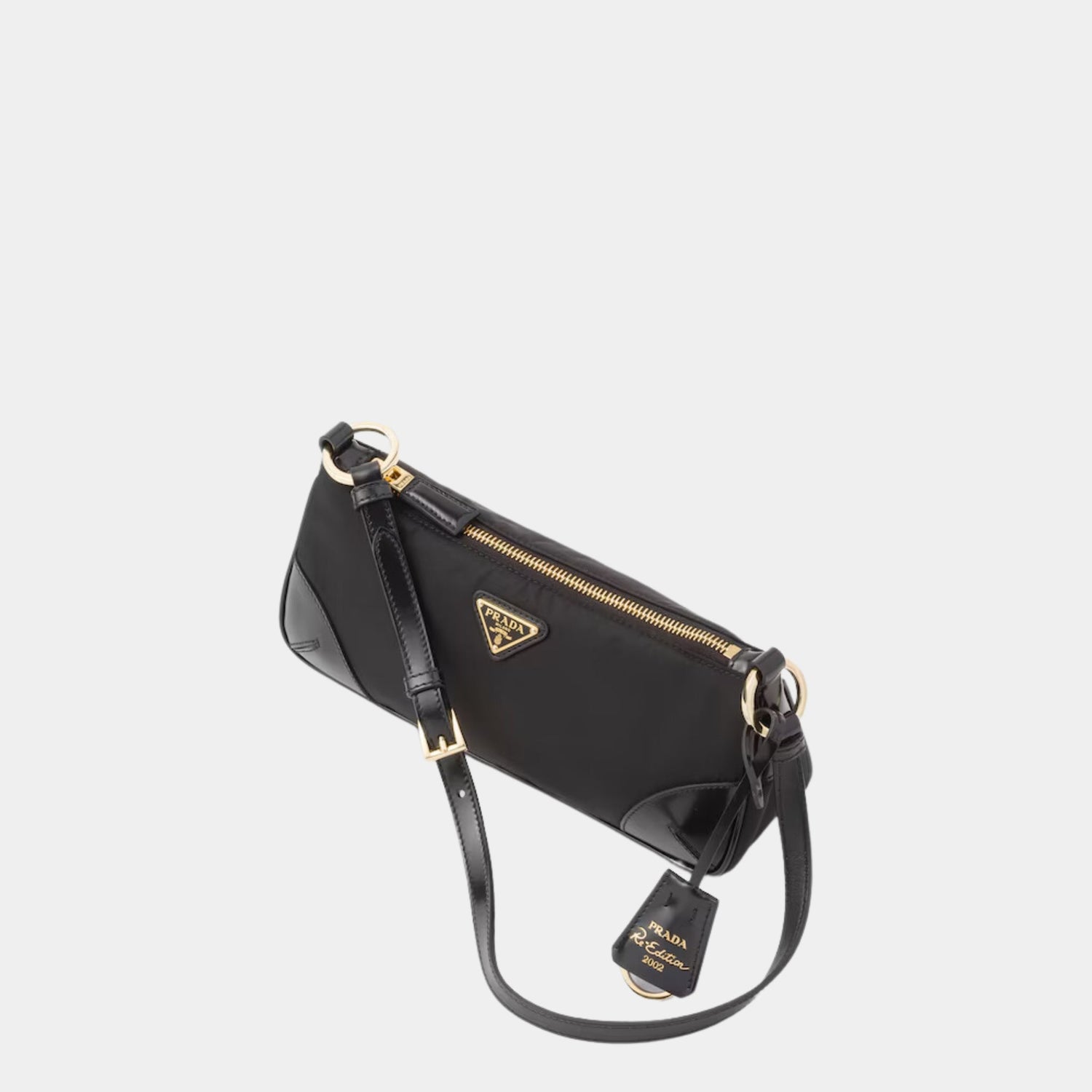 Re-Edition 2002 Re-Nylon Brushed Leather Shoulder Bag