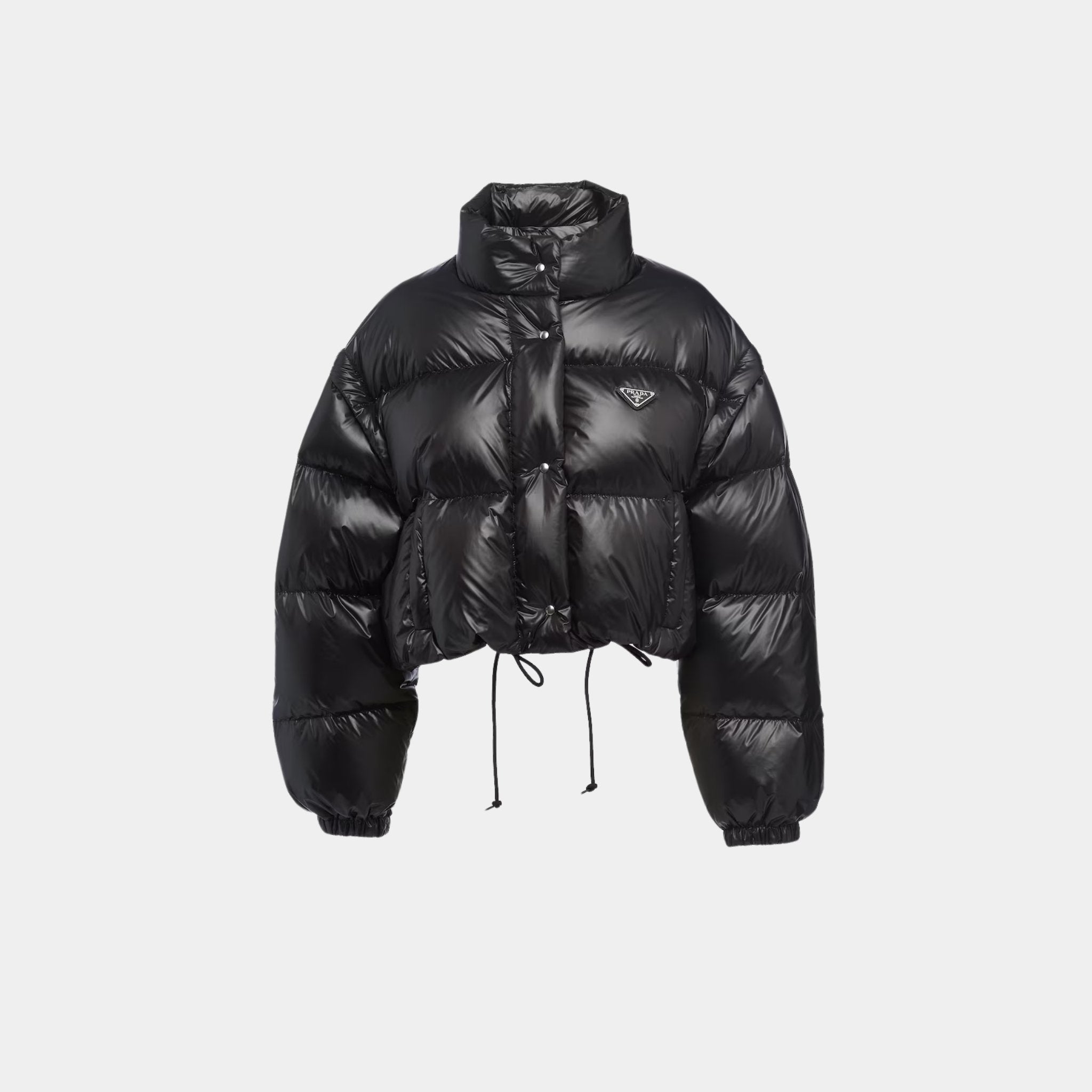 Re-Nylon Cropped Convertible Down Jacket