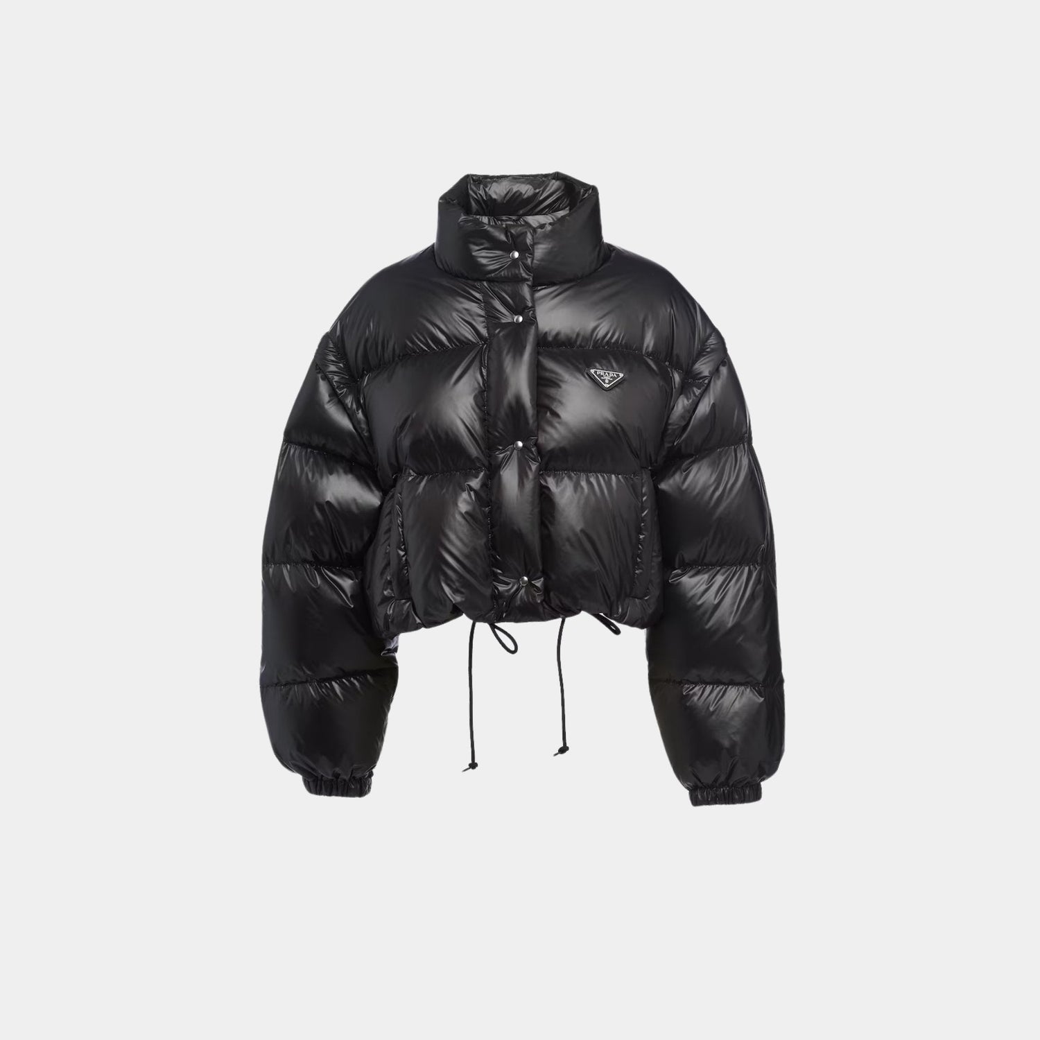 Re-Nylon Cropped Convertible Down Jacket