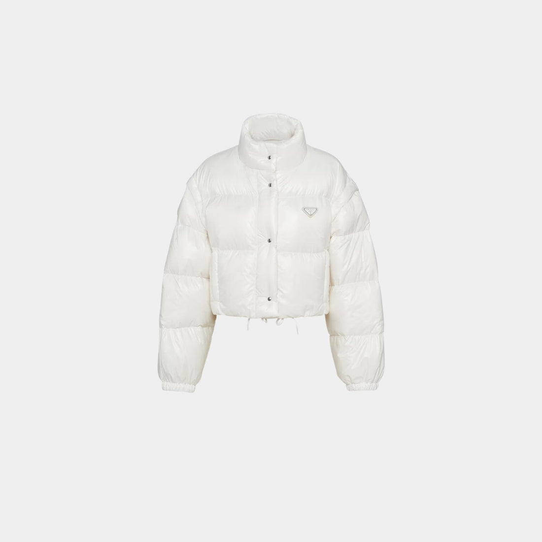 Re-Nylon Cropped Convertible Down Jacket