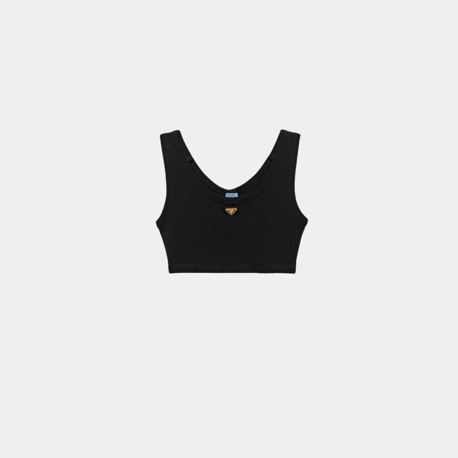Ribbed Jersey Tank Top