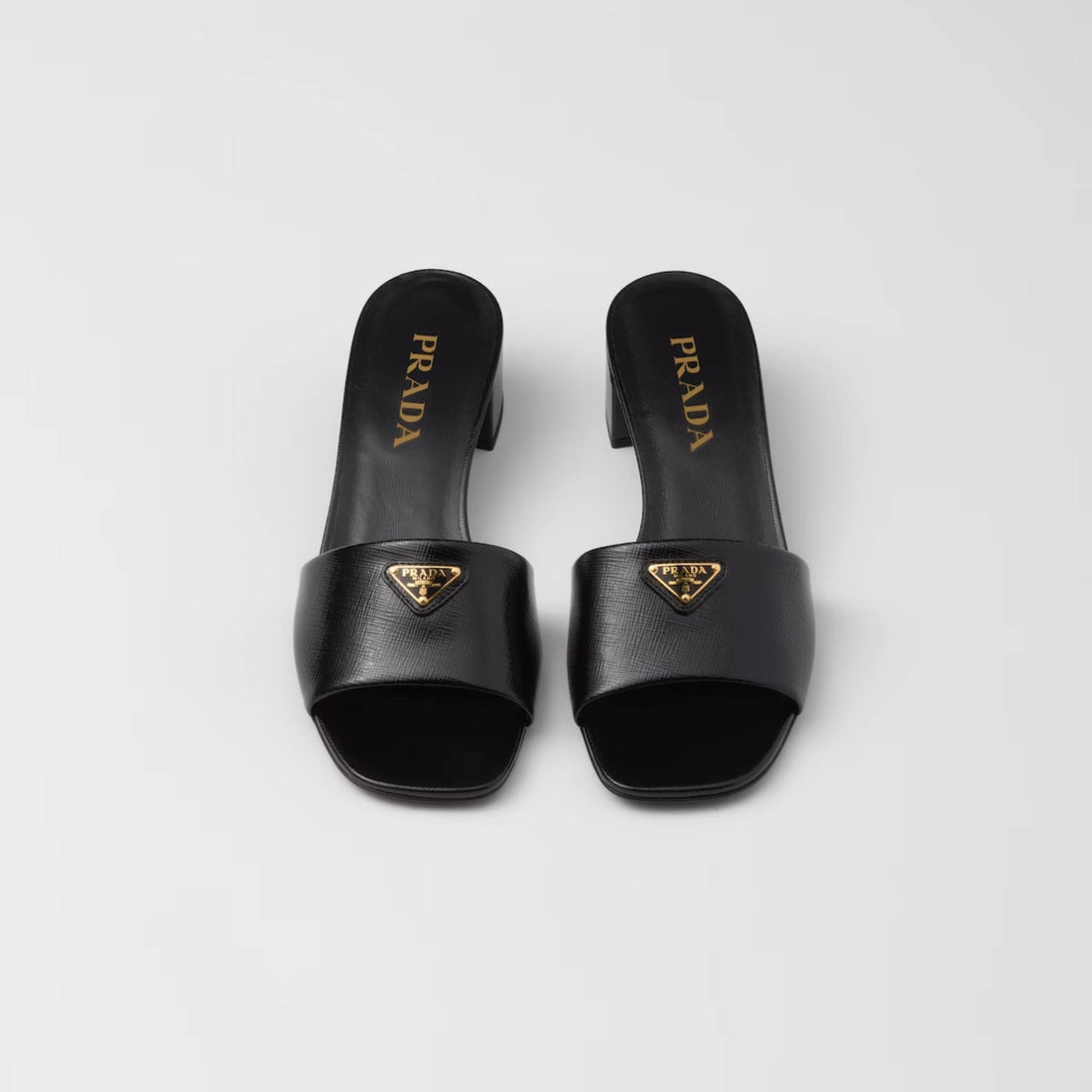Saffiano Patent Leather Sandals