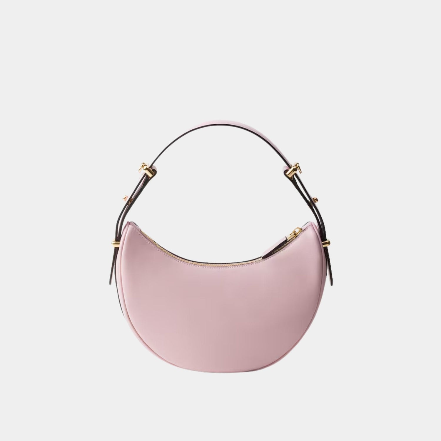 Small Arque Leather Shoulder Bag