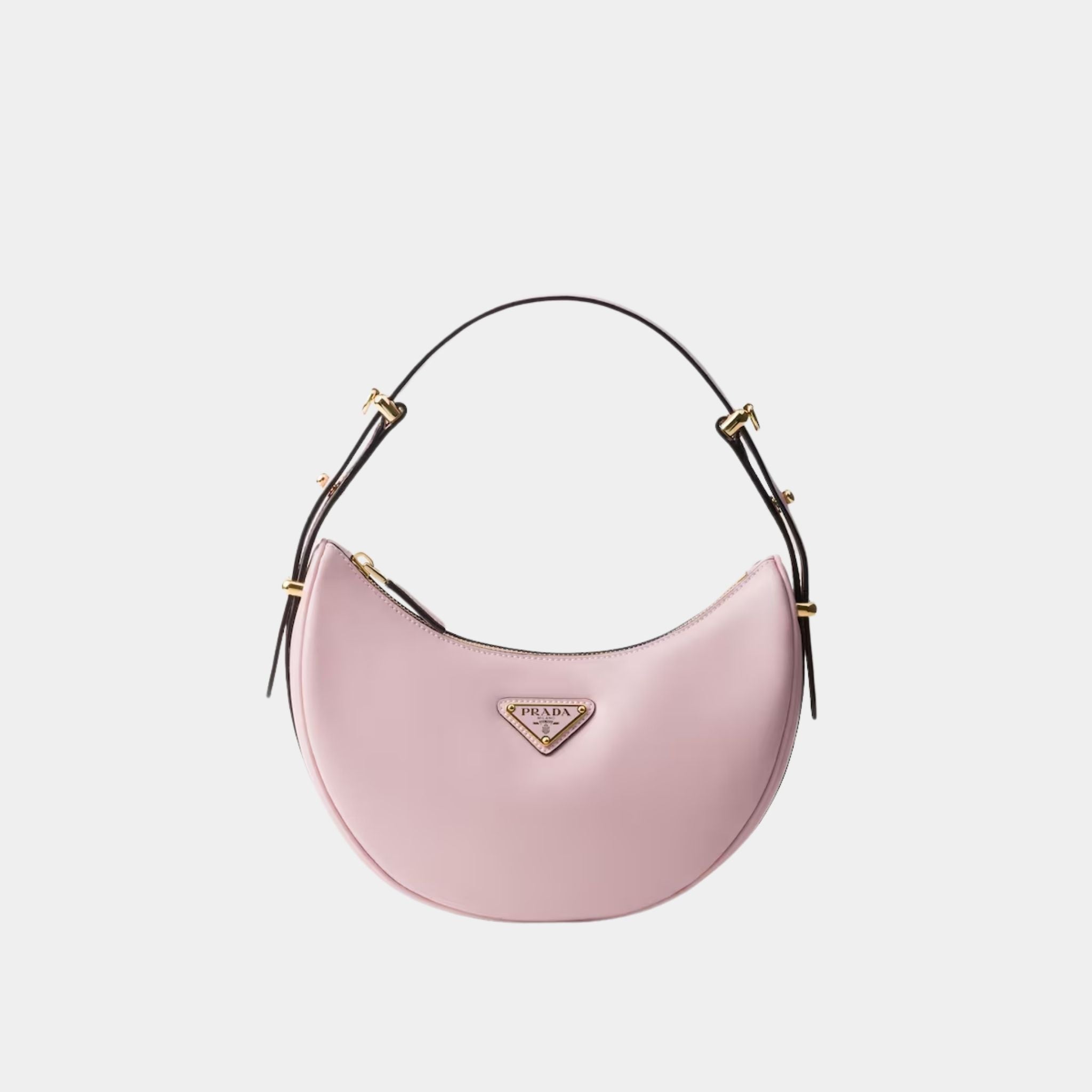 Small Arque Leather Shoulder Bag