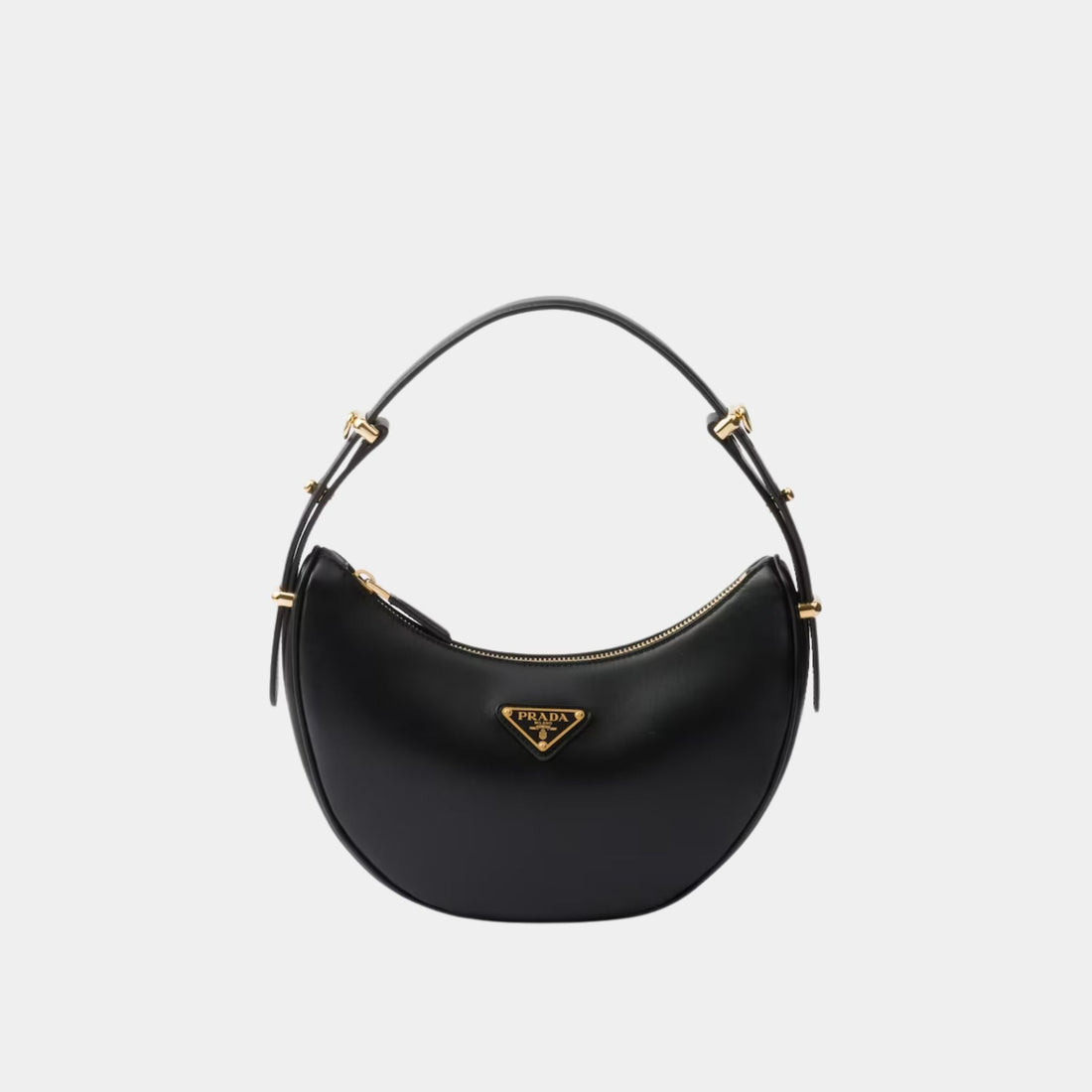 Small Arque Leather Shoulder Bag