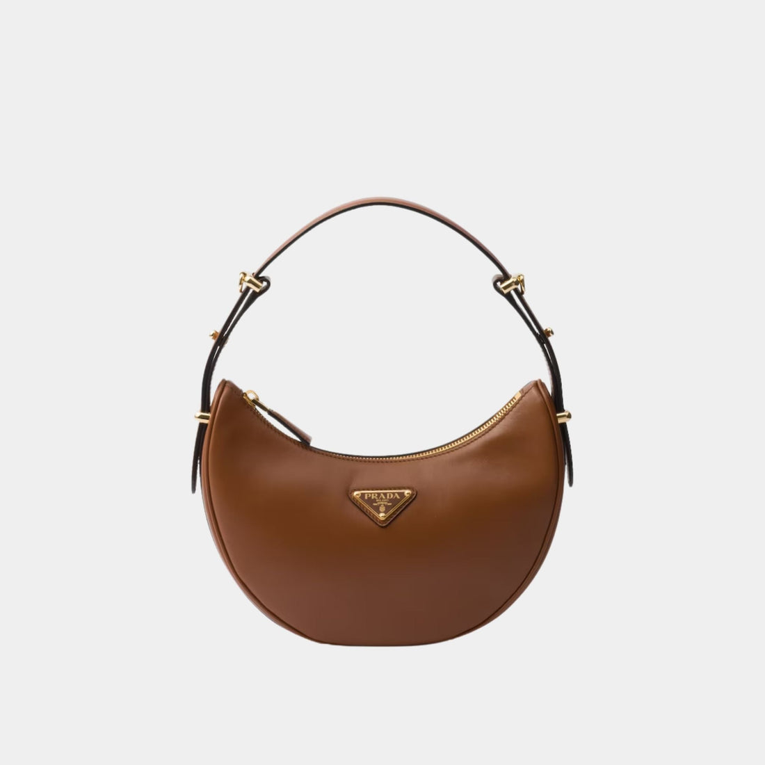 Small Arque Leather Shoulder Bag