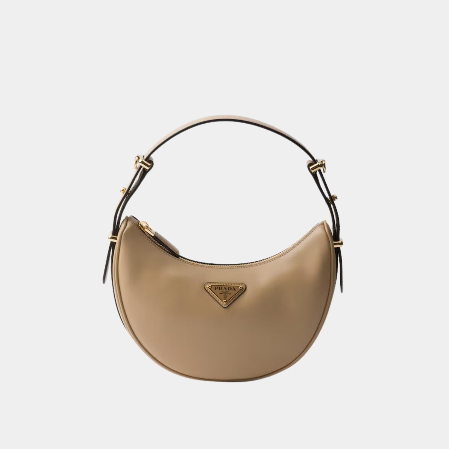 Small Arque Leather Shoulder Bag