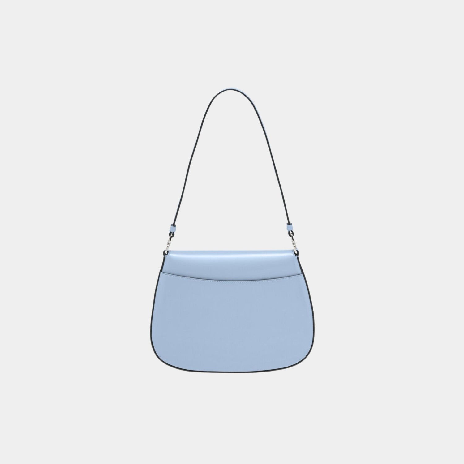 Small Cleo Brushed Leather Shoulder Bag With Flap