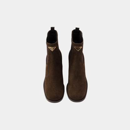 Suede Booties
