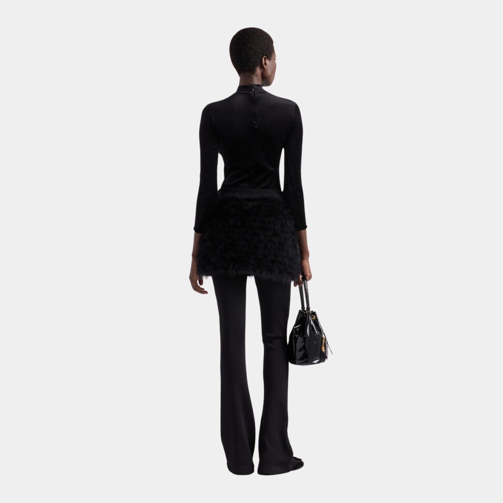 Velvet Jersey Bodysuit