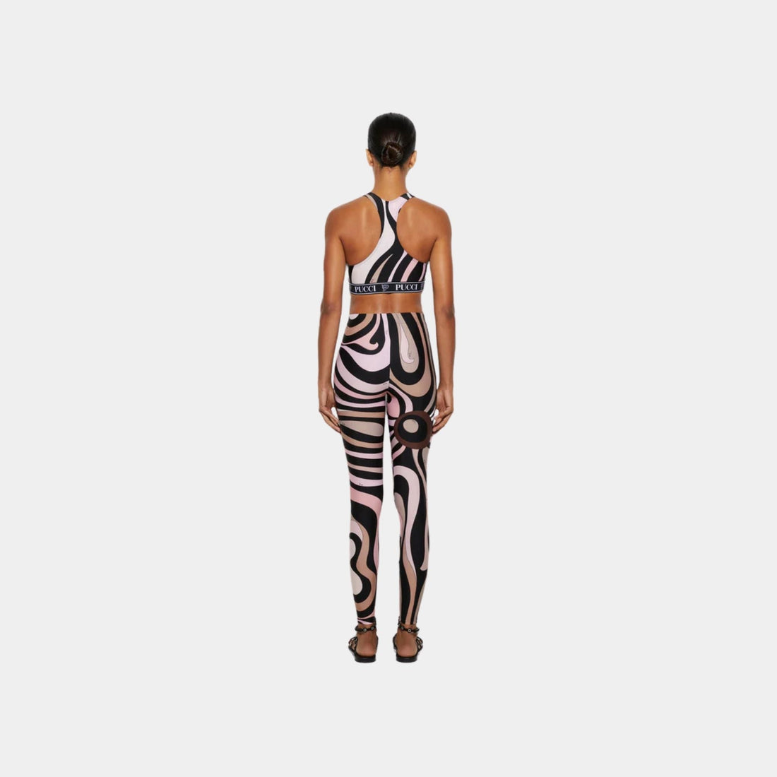 Marmo Print Sports Top Stretchy Lycra