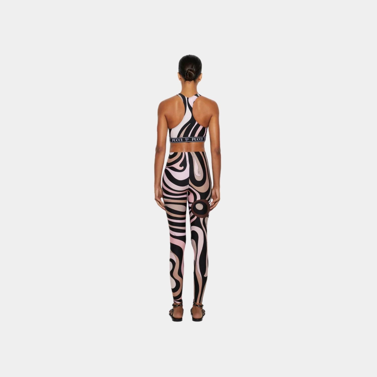 Marmo Print Sports Top Stretchy Lycra