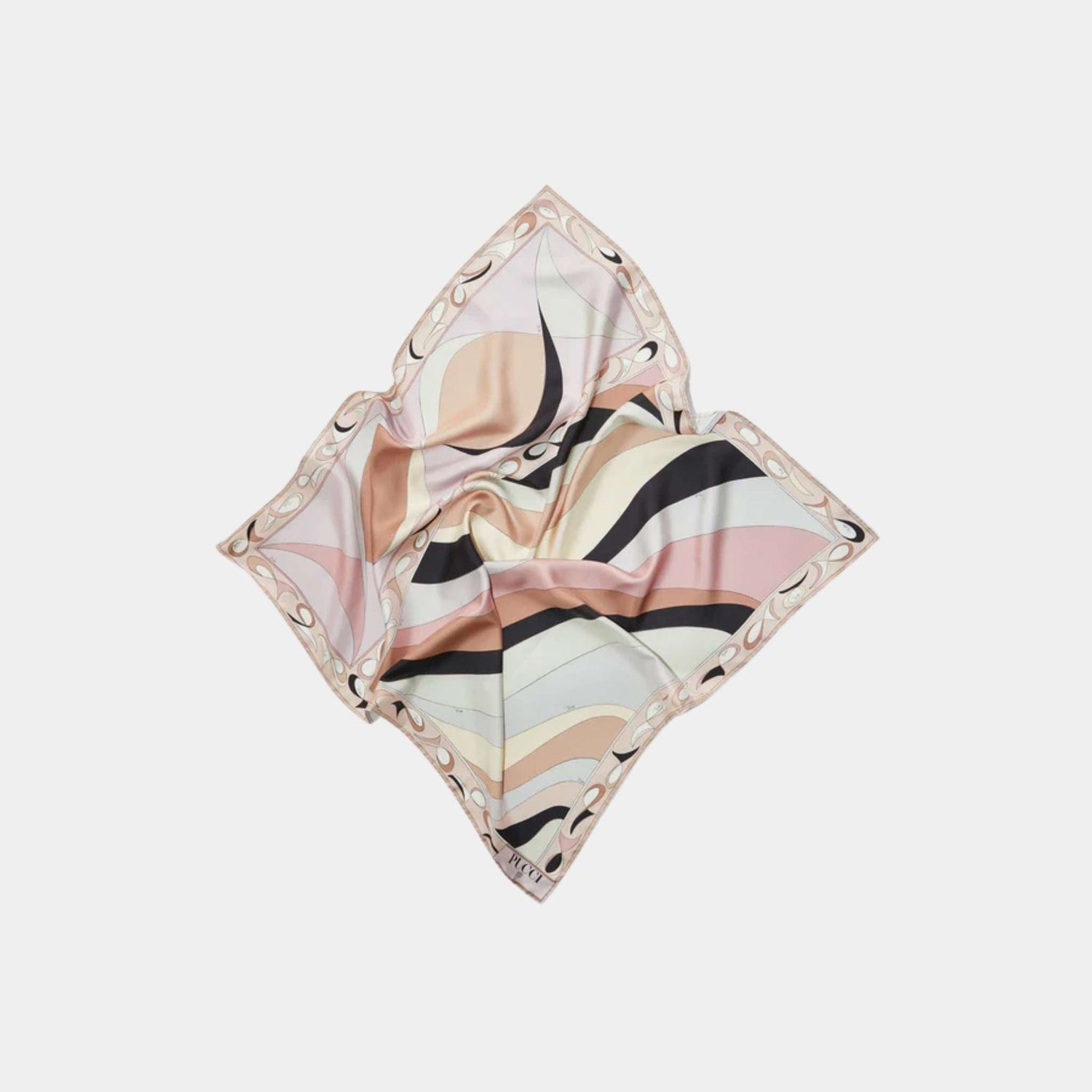 Pesci Print Silk-Twill Carre