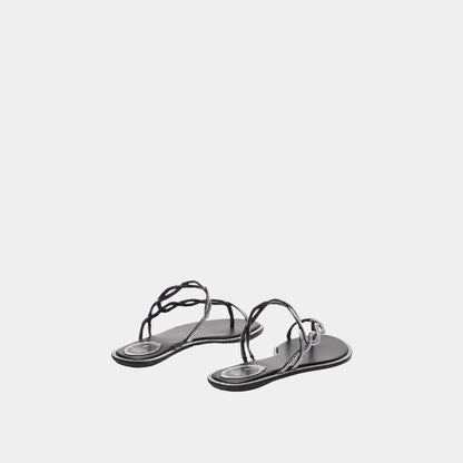 Braid Flat Sandal 10