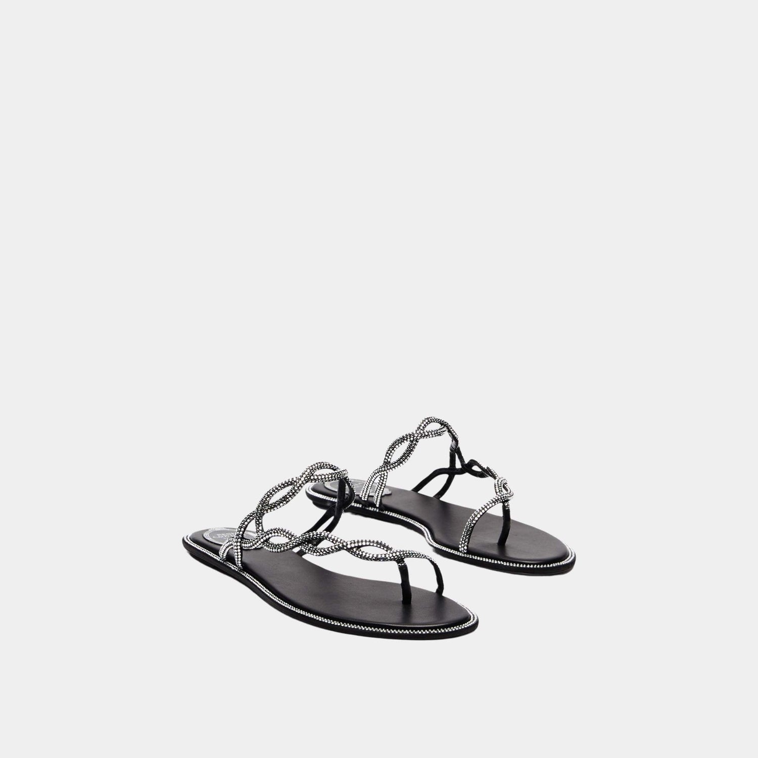 Braid Flat Sandal 10