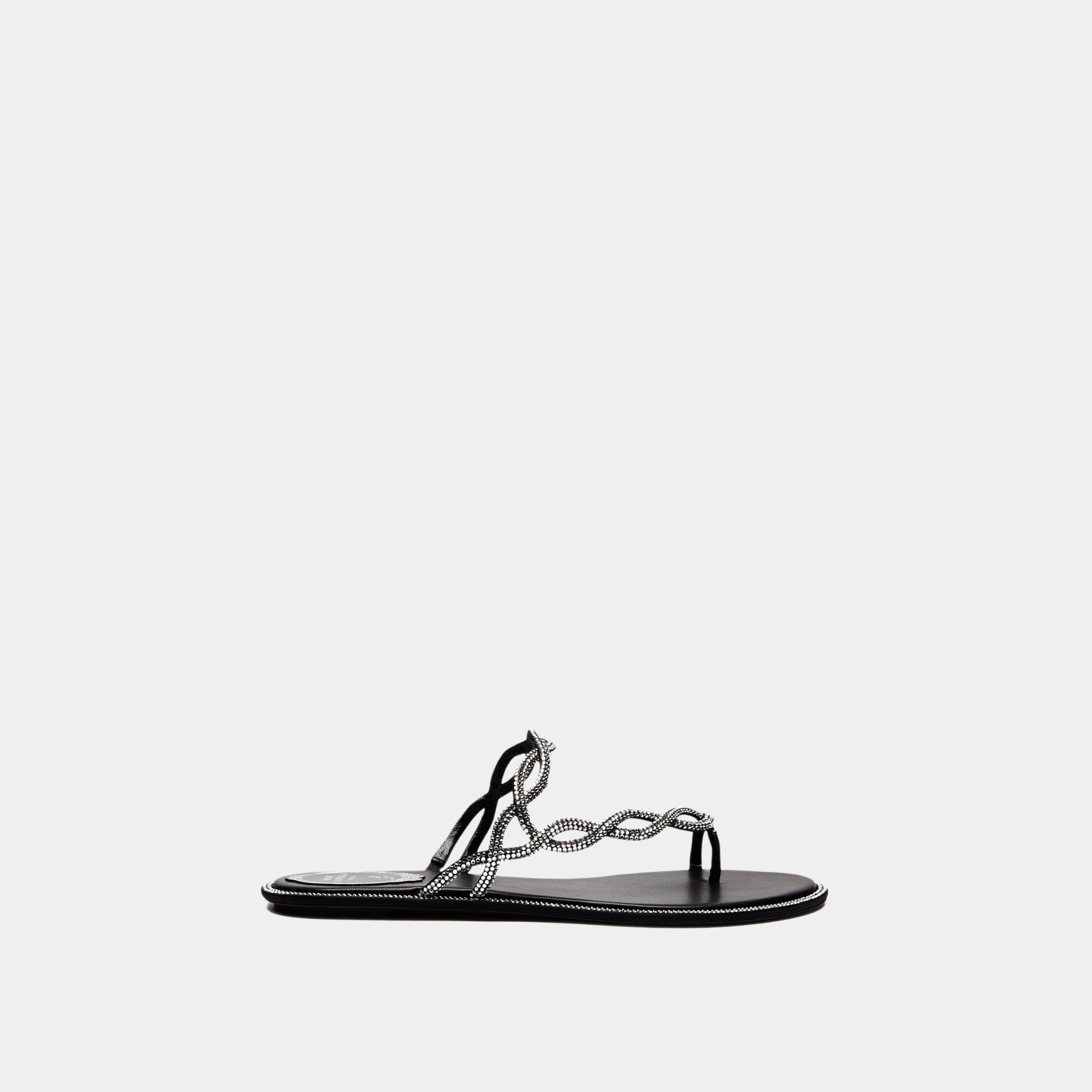 Braid Flat Sandal 10