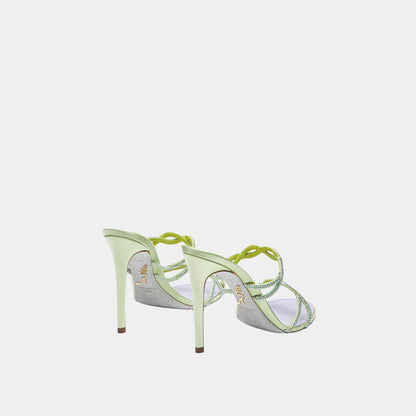 Braid Lime Slider Sandal 105