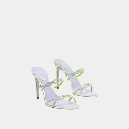 Braid Lime Slider Sandal 105
