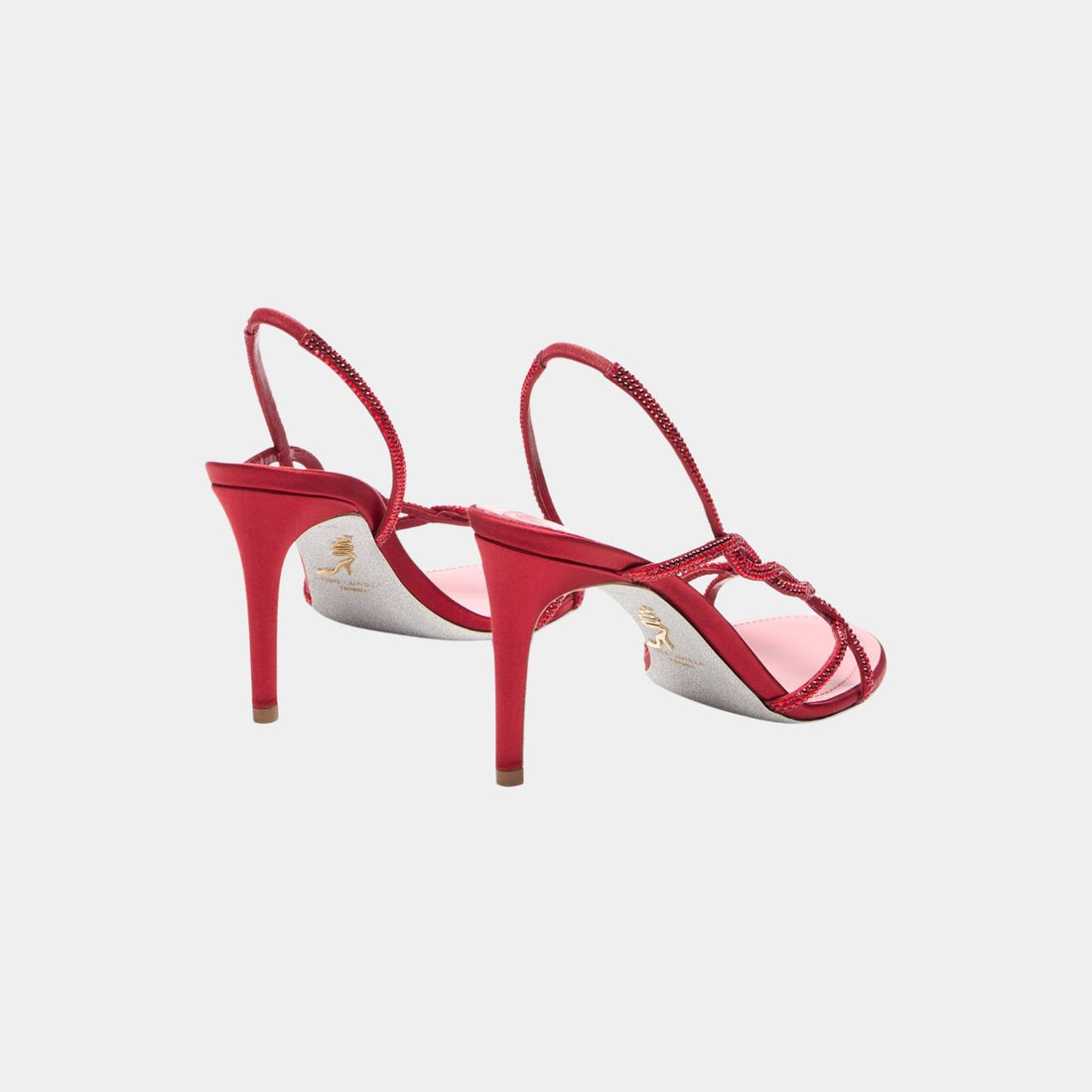 Braid Red Sandal 80
