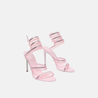 Chandelier Sandal 105 In Satin