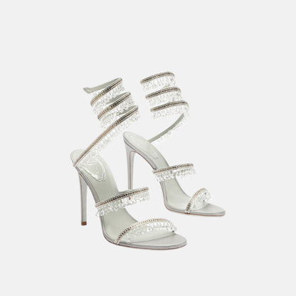 Chandelier Sandal 105 In Satin