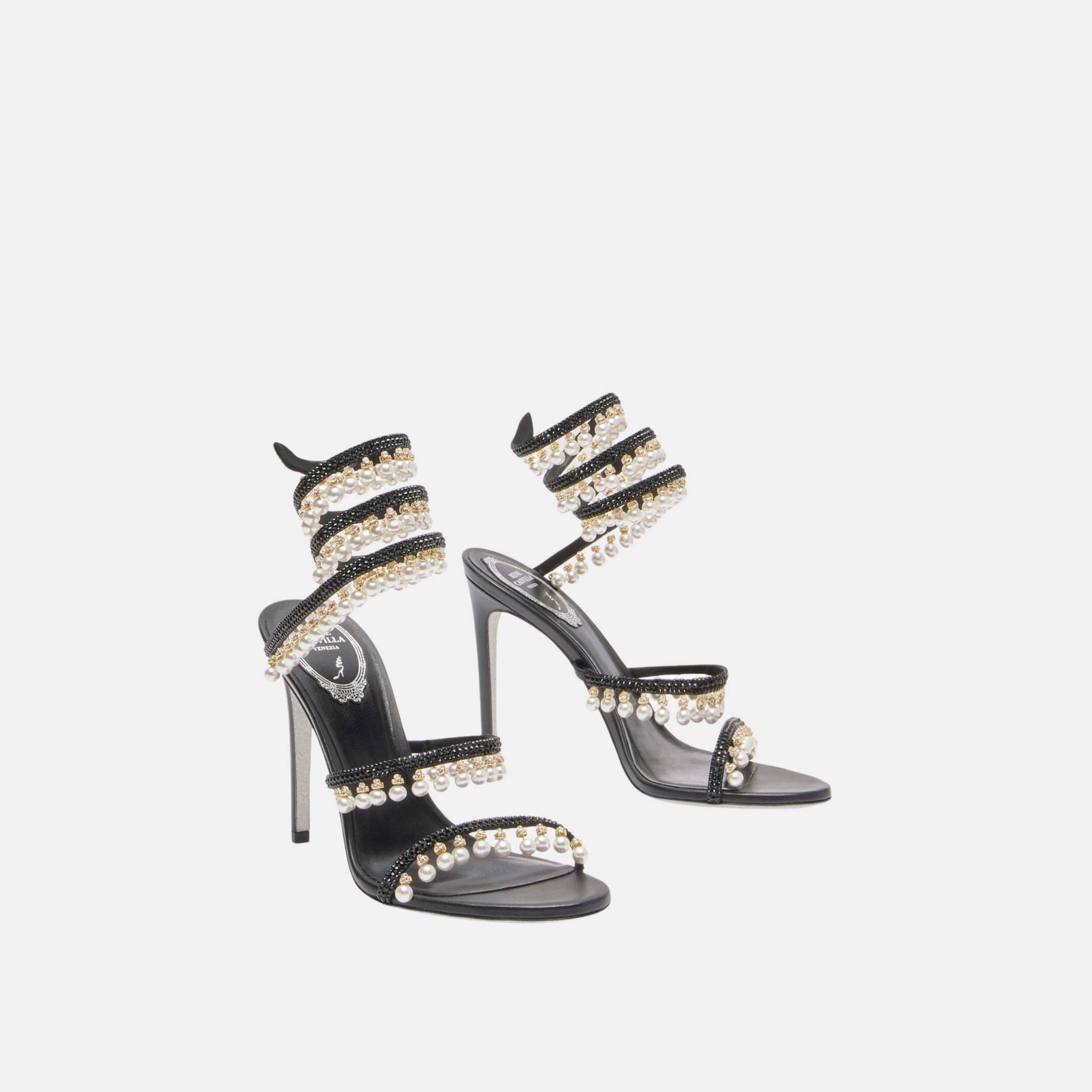 Chandelier Sandal With Pearls 105