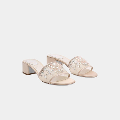 Cinderella Nude Slider Sandal 40
