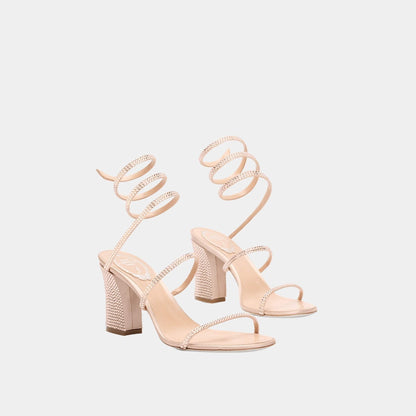 Cleo Nude Sandal With Soul Heel 80