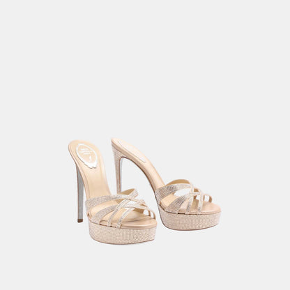 Dania Platform Slider Sandal 130