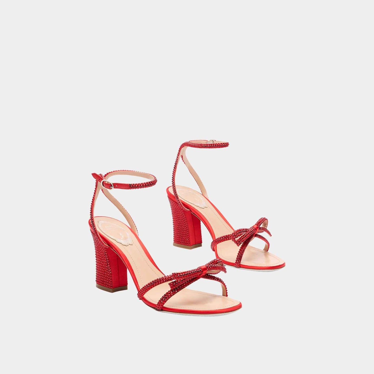 Nicole Red Sandal 80