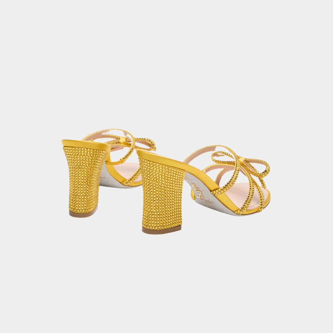 Nicole Yellow Slider Sandal 80