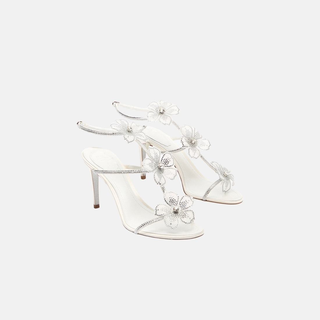 Peach Flower Ivory Sandal 80