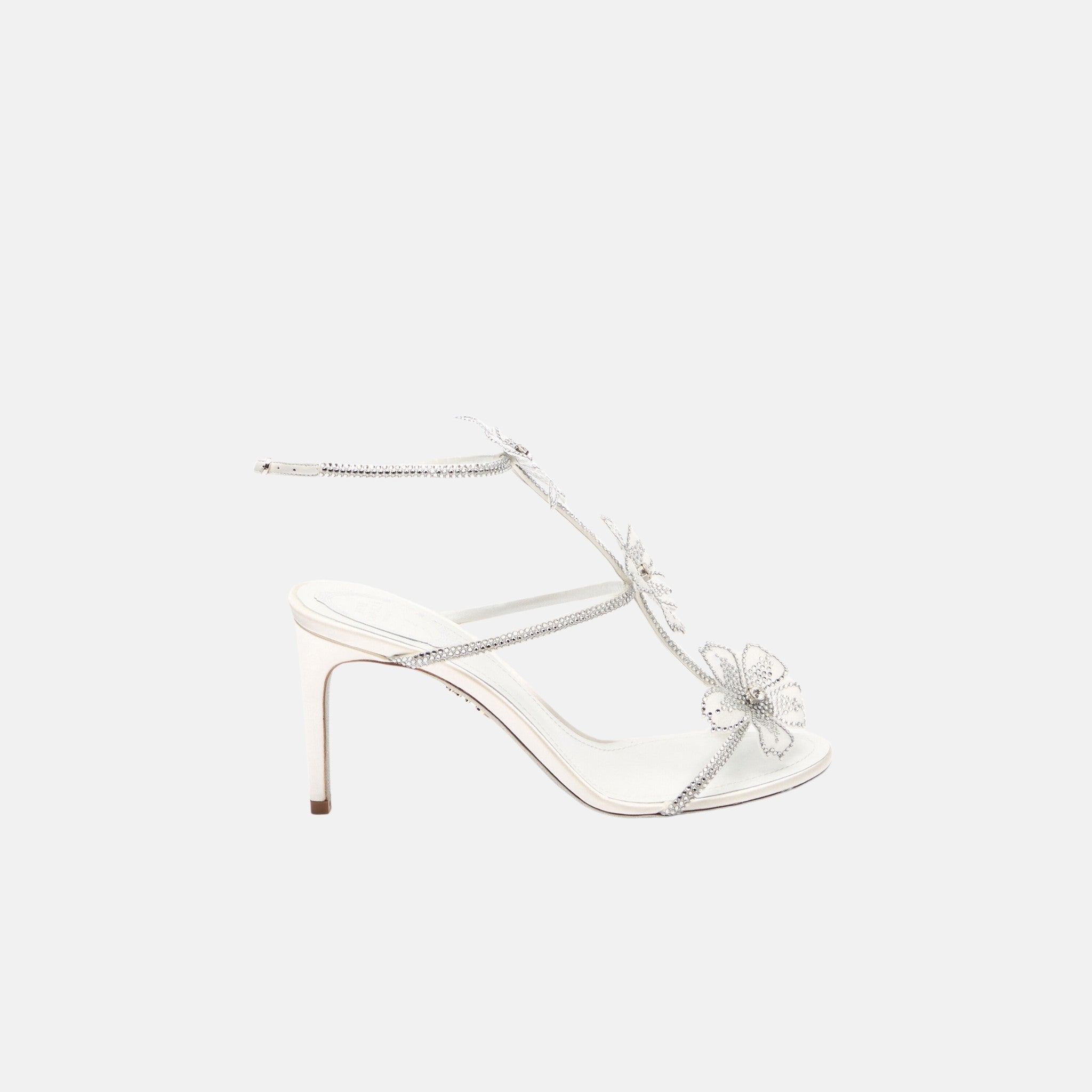 Peach Flower Ivory Sandal 80