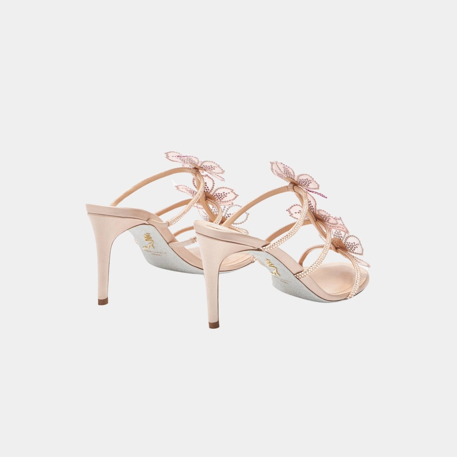 Peach Flower Pink Mule 80