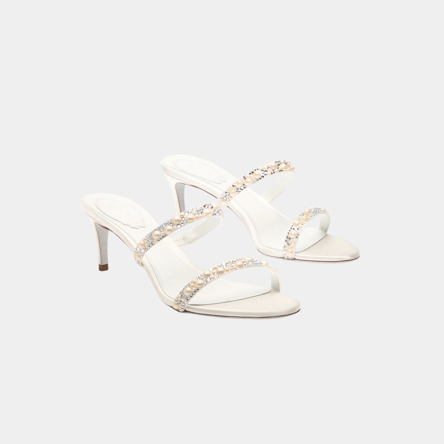 Pearl White Mule 60
