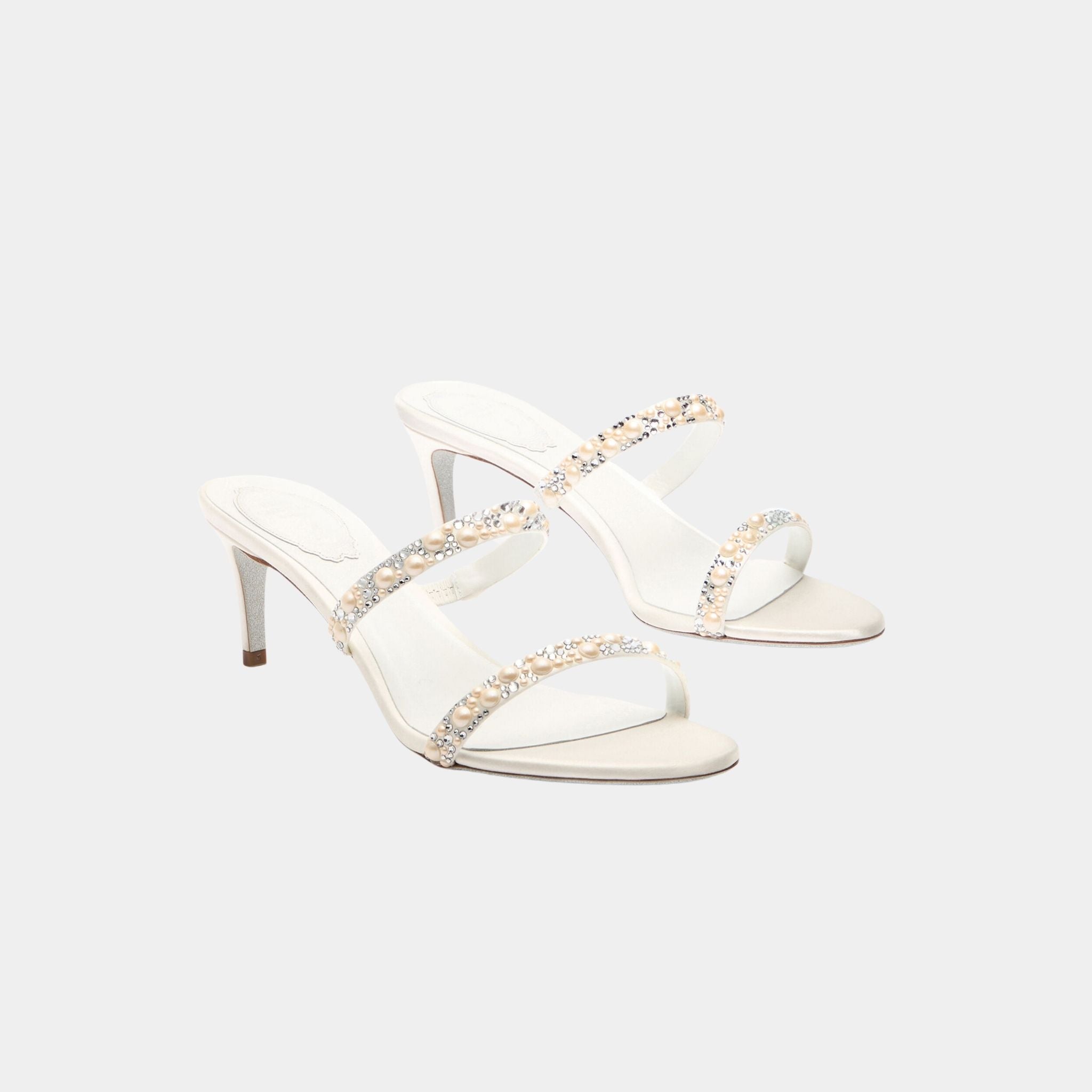 Pearl White Mule 60