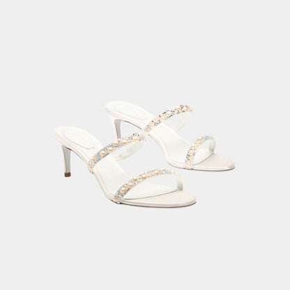 Pearl White Mule 60