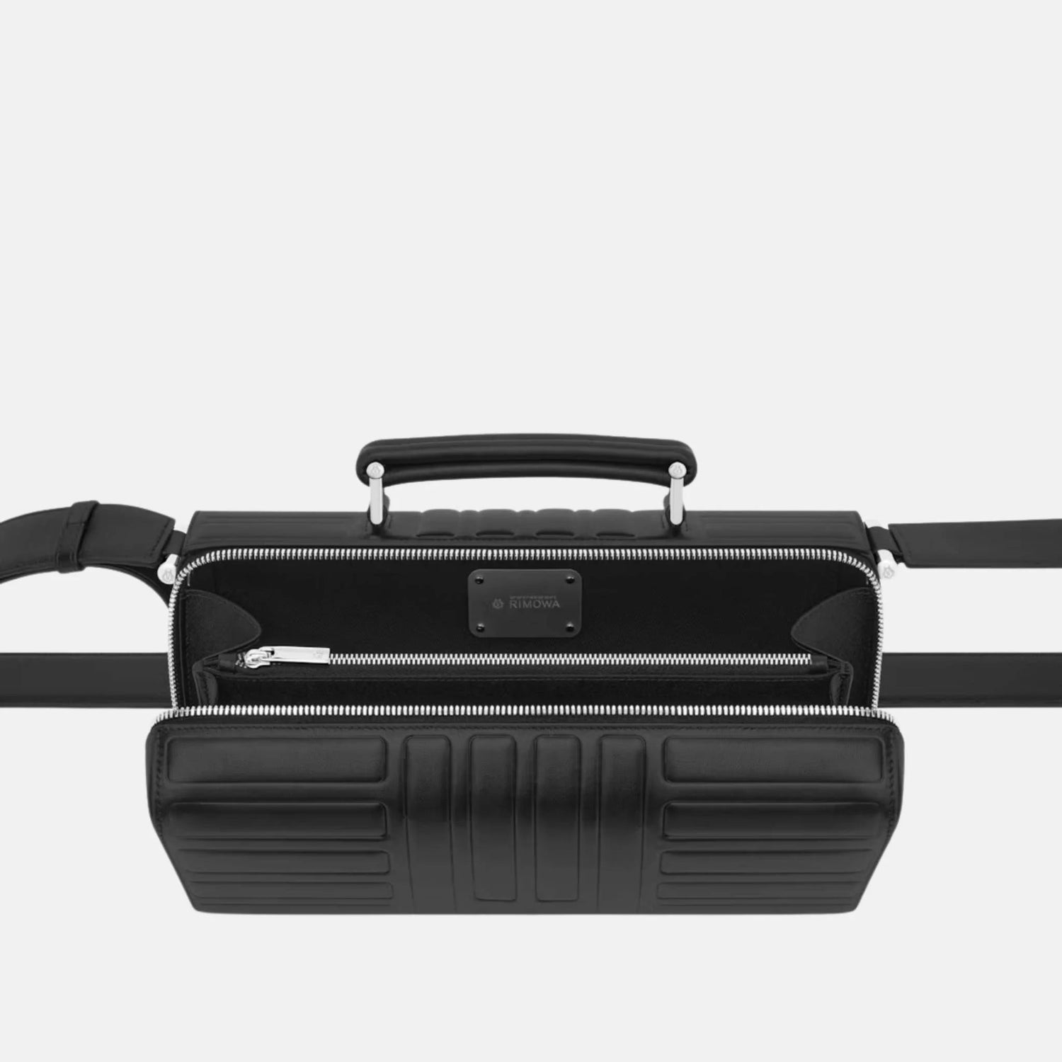 Groove Leather Cross Body Bag Large