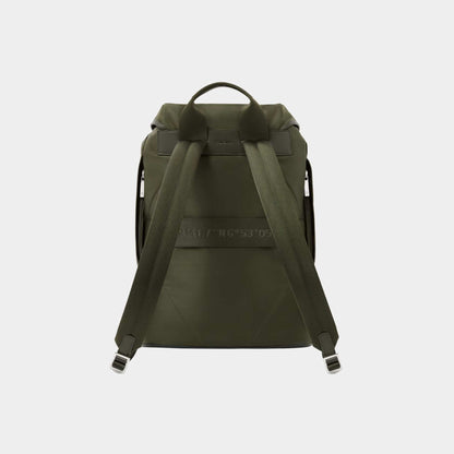 Signature Nylon Flap Backpack Large