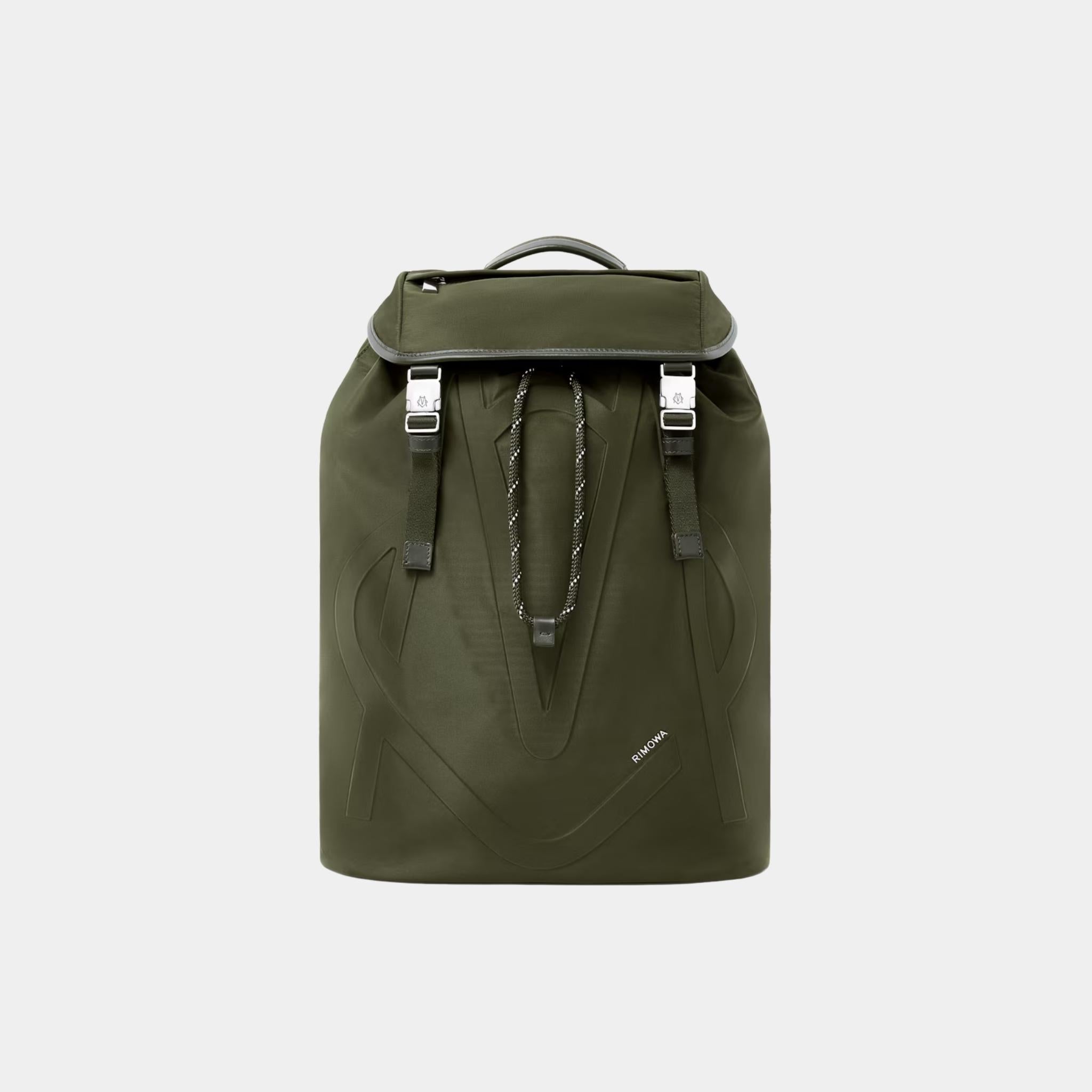 Signature Nylon Flap Backpack Large