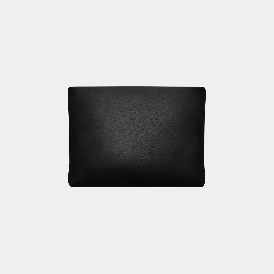 Saint laurent large Puffy Pouch Black Lambskin