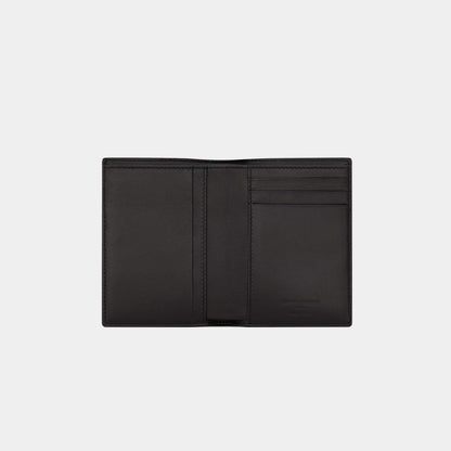 Saint Laurent Paris Credit Card Wallet Burnt Brown Eel