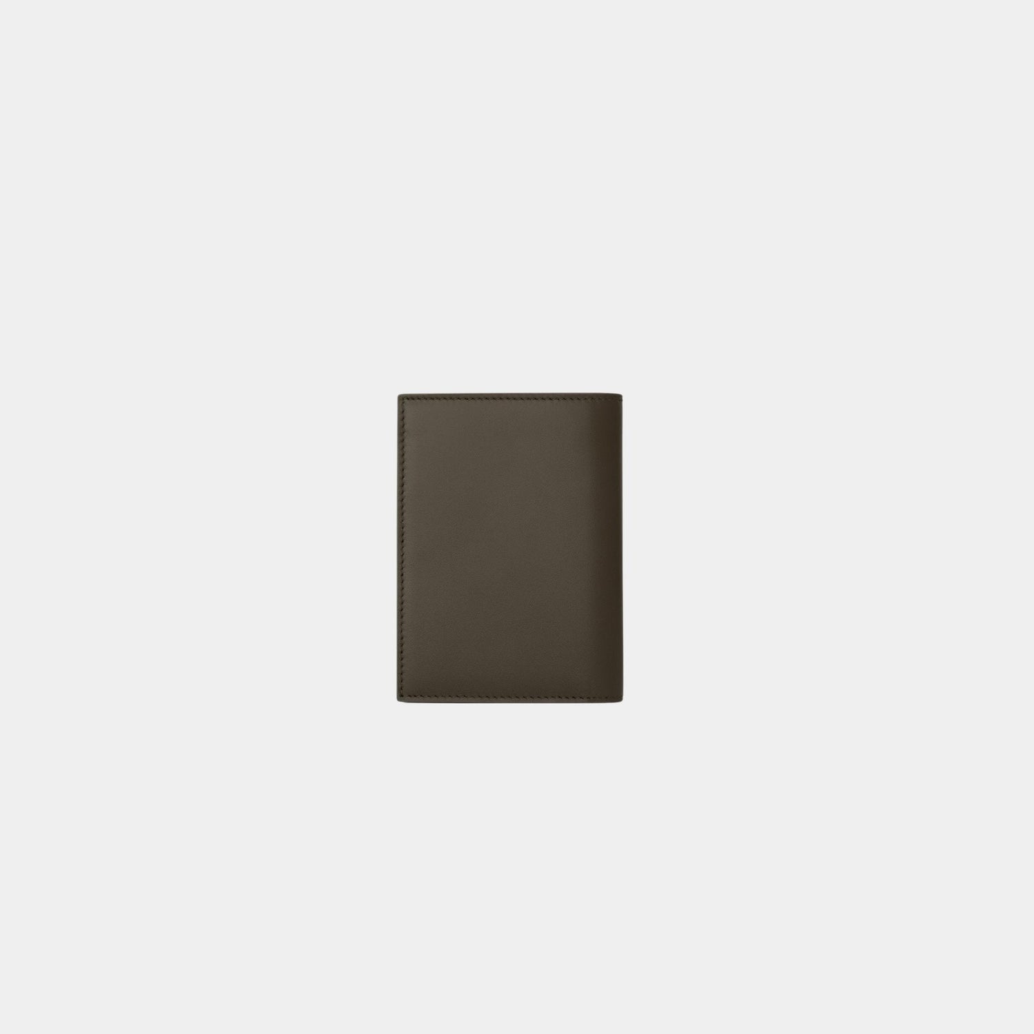 Saint Laurent Paris Credit Card Wallet Smooth Light Musk Leather
