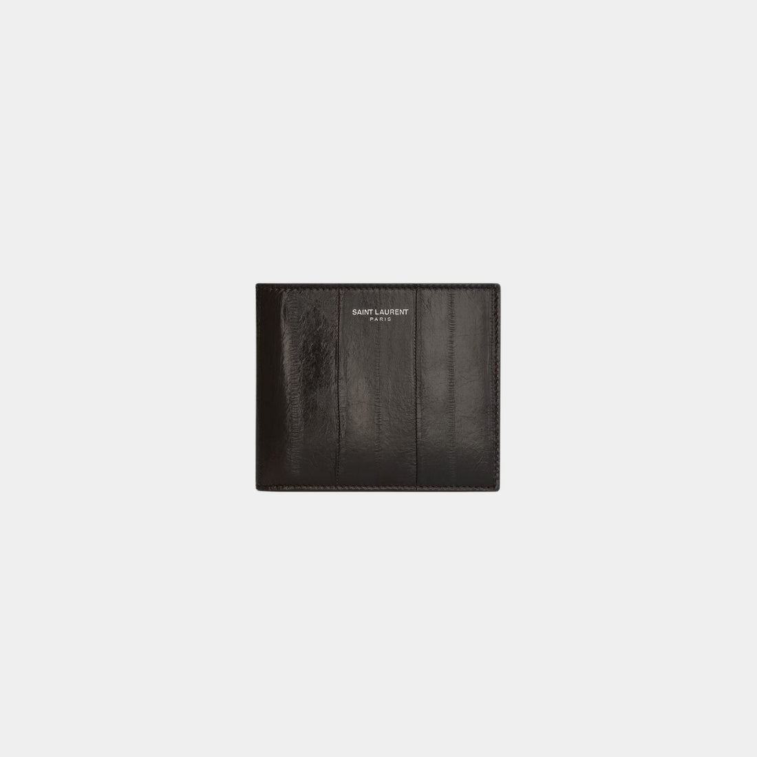 Saint Laurent Paris East/West Wallet In Burnt Brown Eel