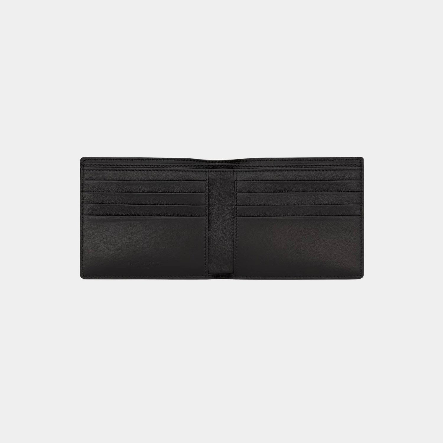 Saint Laurent Paris East/West Wallet In Burnt Brown Eel
